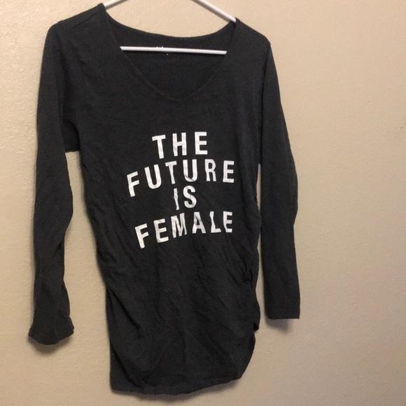 The Future is Female Maternity shirt - Picture 1 of 1